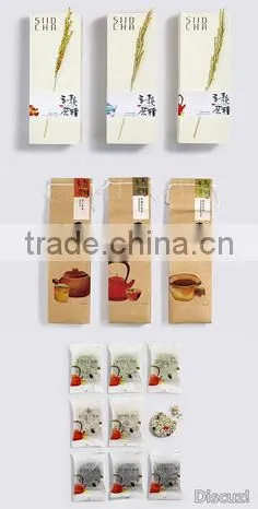 high quality waterproof brown kraft paper for tea package, food packaging paper