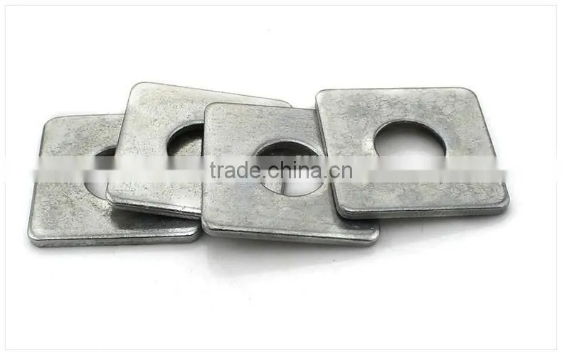 High Quality Zinc Plated Steel Flat Square Washer Din436