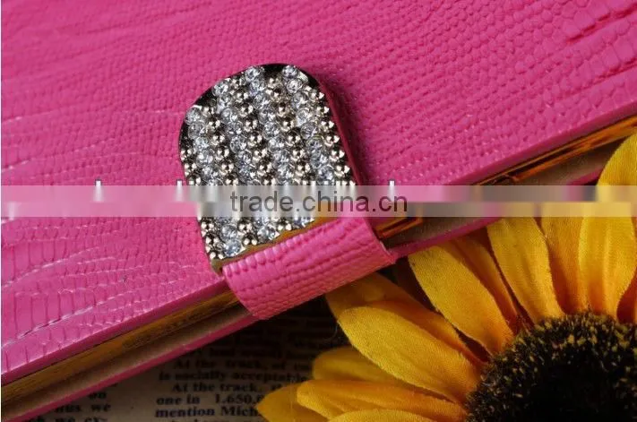 Hot sale belt clip leather flip case for samsung galaxy s4 case cell phone case