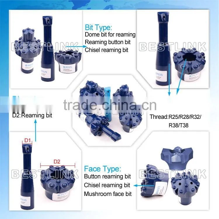 Reaming drilling Pilot adapter 89mm, R32