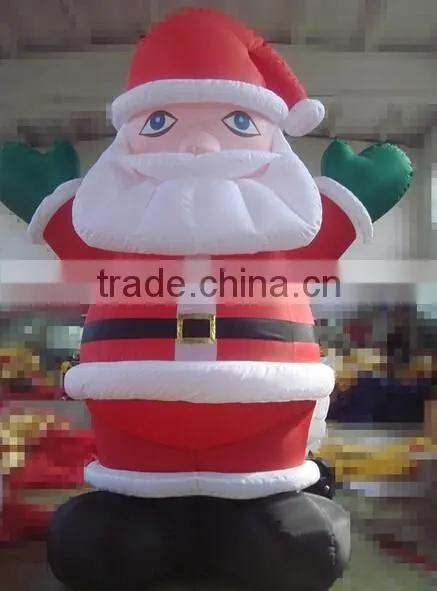 Christmas Decoration Inflatable Santa for Holiday and Market Promotion