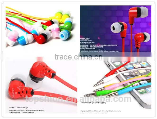 Colorful Earphones For iPhone 5, for iphone 5 earphone headset, China manufacturer