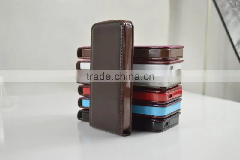 2016 Hot Sale New Style PU Leather case for iphone 6 with up and down flip cover case