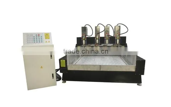 China supplier MITECH 4 axis rotary stone/marble/granite cnc milling machine