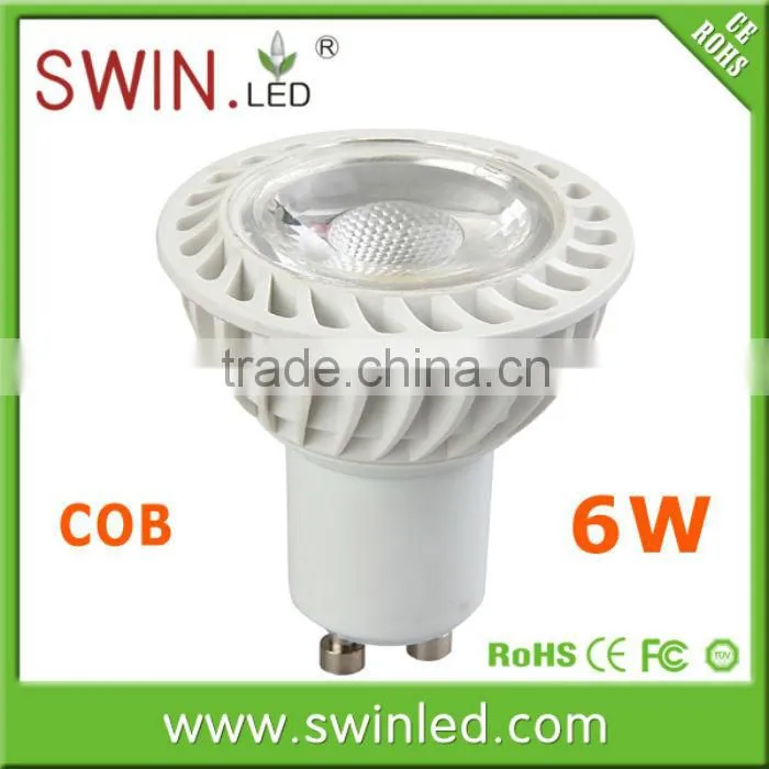 gu10 6w led dimmable 2014 new design