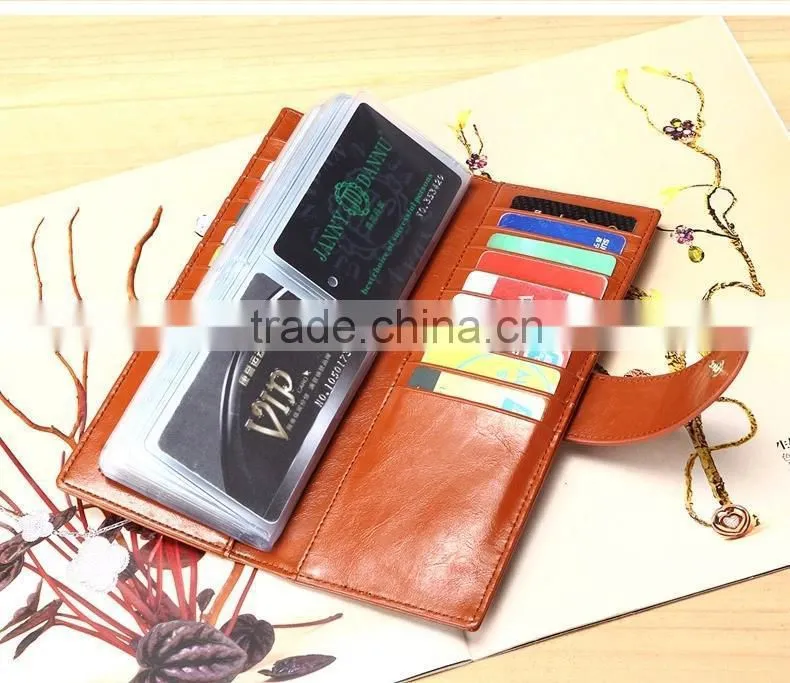 leather business card holder/luxury credit card holder card holder wallet women