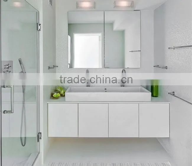 Modern l shaped tona bathroom vanity