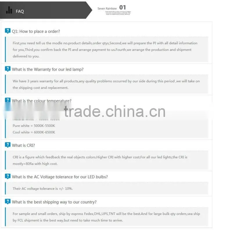 2014-2015 Best sell 100-240V 50*66mm CE&ROHS Approval 5W reflector epistar GU10LED Spotlight