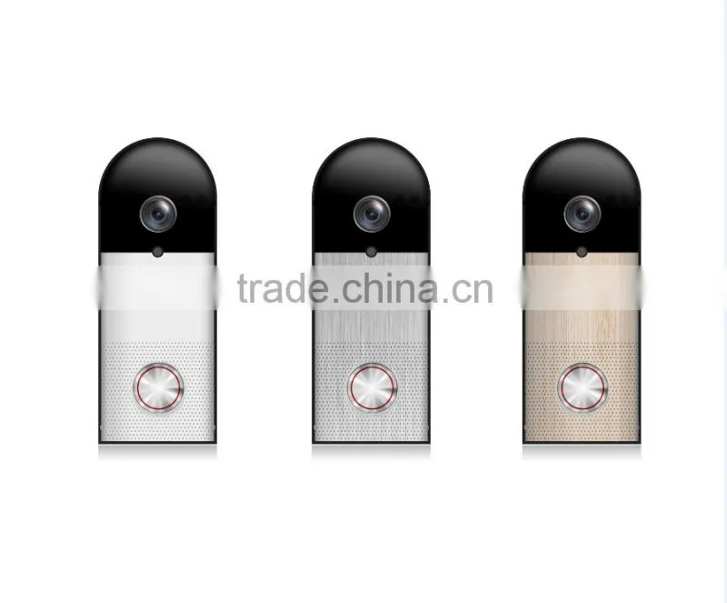 kingoneto Newest Launch Wifi Video Door Phone with Night Vision Connected with Smart Phone Open Doors with Phone