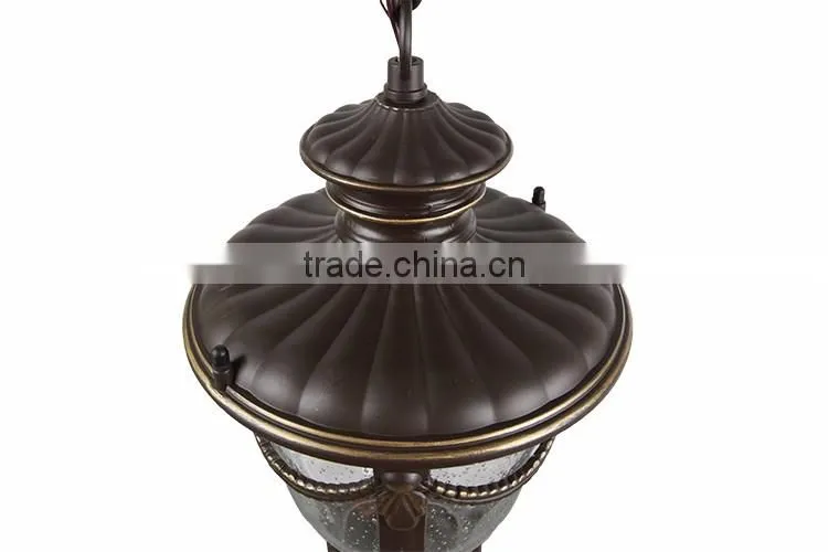Vintage 110 volt max 300w three head die casting aluminum street lamp