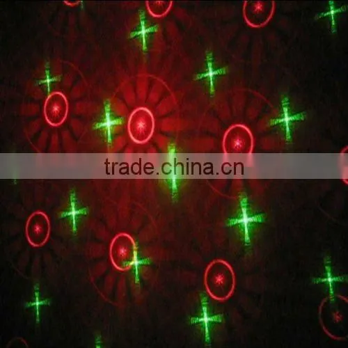 Double heads red and green laser show night club lighting