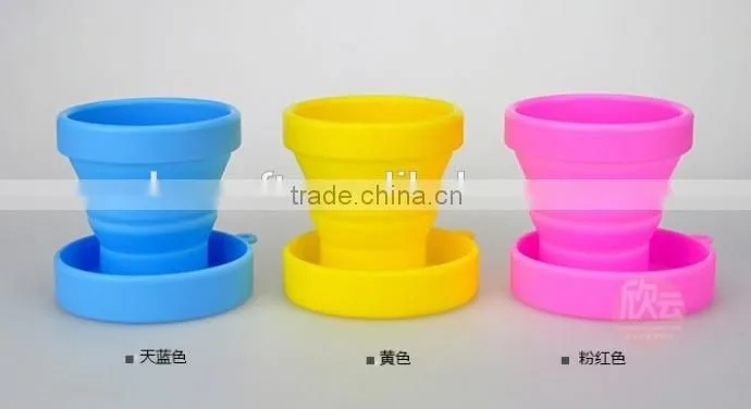 Custom Silicone Cups,Silicone Foldable Cups,Silicone Collapsible Cups