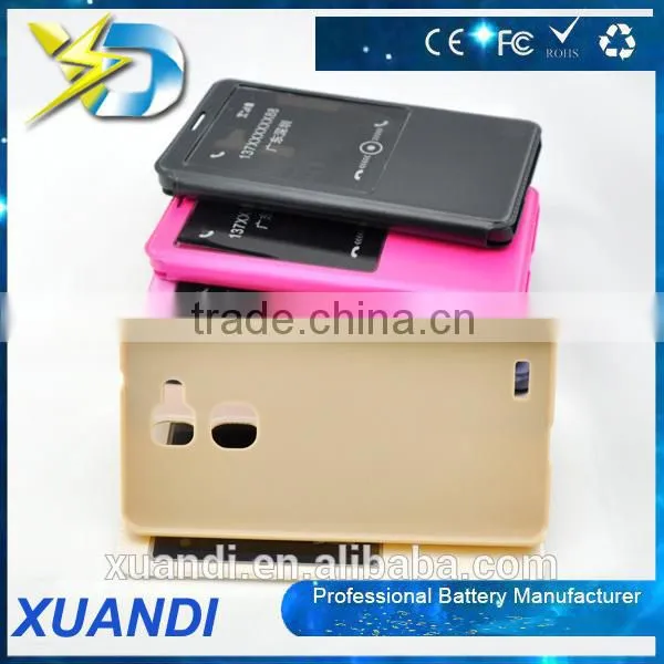 China manufacturer supply leather pu wallet for xuandi mate7