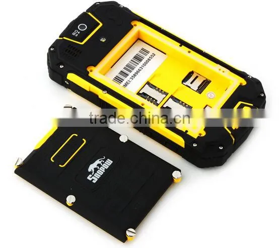4700mAh Snopow M9 Smartphone PTT Walkietalkie IP68 MTK6589 4.5 Inch Android 4.2