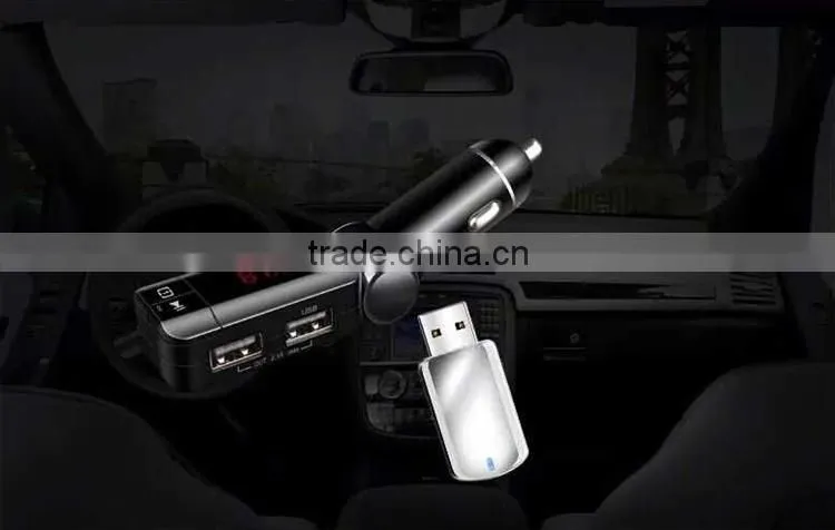 BC06 Wireless In-Car Bluetooth MP3 FM Transmitter with Charging Hands-Free