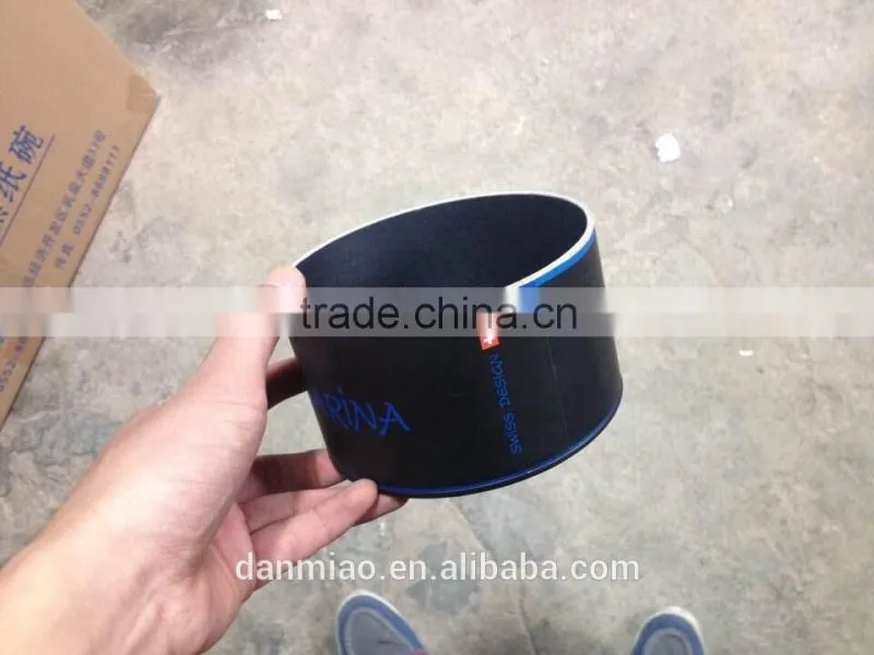Black paper cans with customized printed