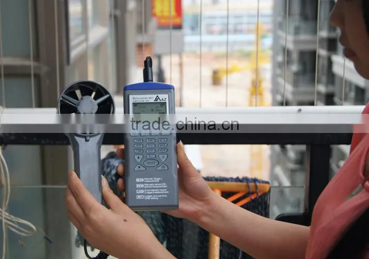 Smart Air Flow Wind Speed Meter Temperature Humidity Monitor Wet Bulb Thermometer Anemometer Data Logger