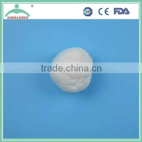 Medical absorbent medical cotton ball,surgical gauze ball,peanuts with x-ray