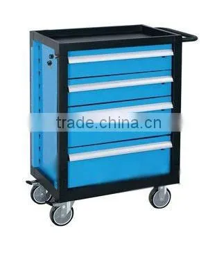Steel Heavy Tools Trolly with 4 drawers/ Tools Cabinet