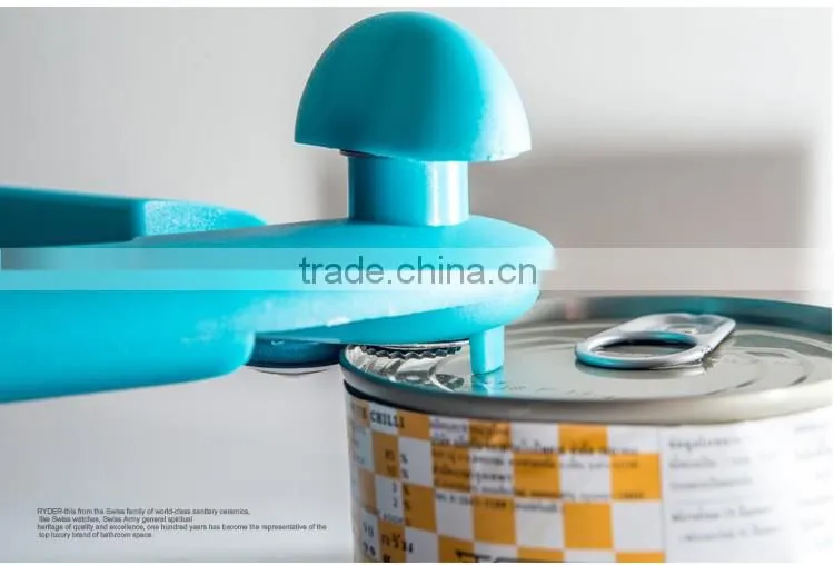 2016 Sales champion Plastic manual safety can opener with color design