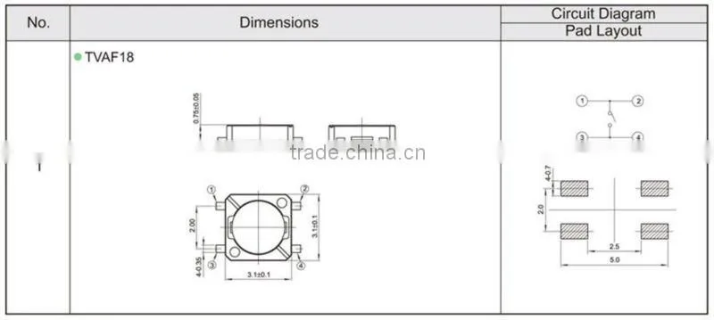 FTVAF18 micro touch dimmer light switch