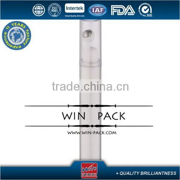 Customized hot sale airless cosmetic aluminum bottle