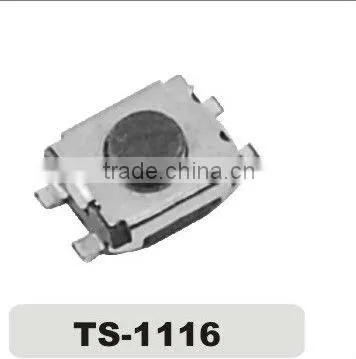 push button switch TS-1116 for SMT,mini tact switch