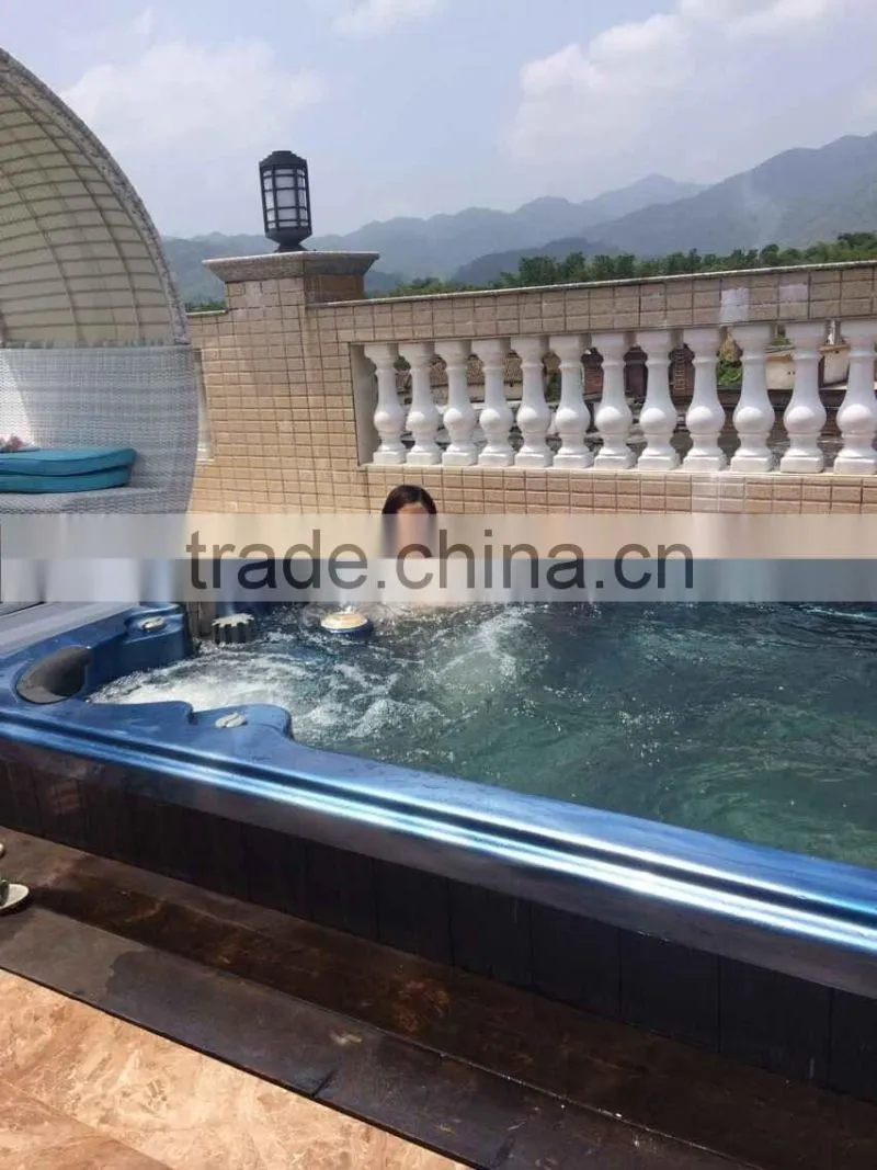 6 M outdoor spa pool sexy masage spa/large outdoor spa pool