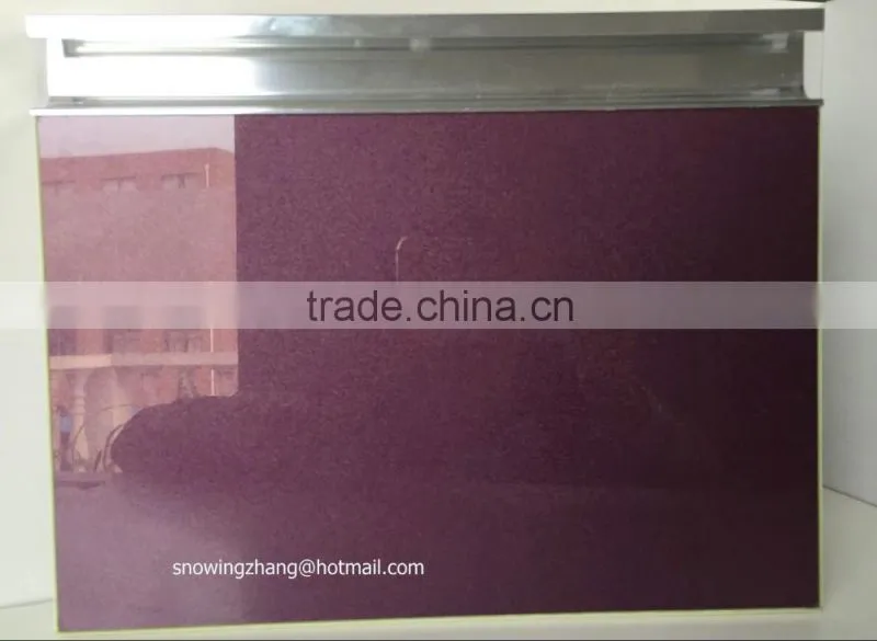 Scratch -proof UV mdf high gloss solid color kitchen cabinet door