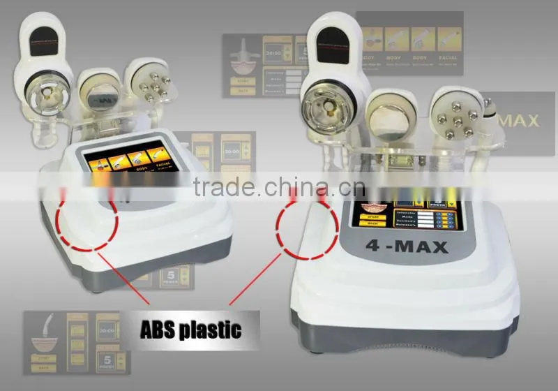 4-MAX ultrasonic RF ultrasound cavitation vacuum home cellulite machine
