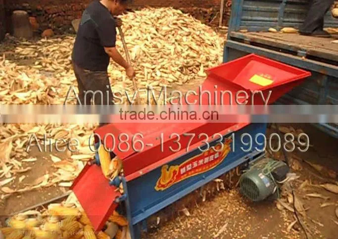 easy operate low price of corn peeling machine/corn shelling machine/sweet corn shelling machine