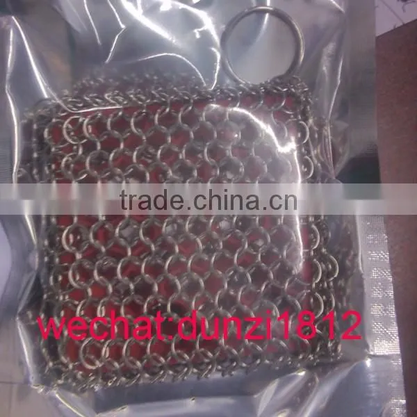 hot sale food grade metal stainless steel decotative ring mesh
