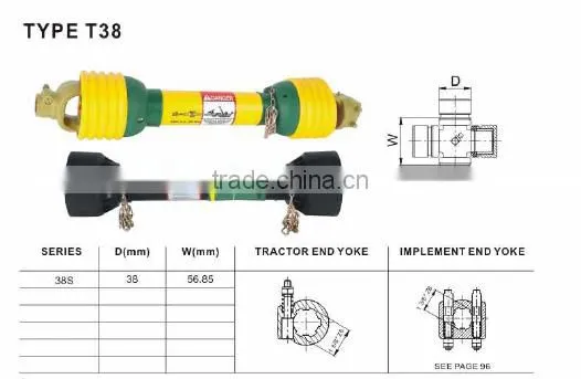 High Quality OEM Heavy Truck Rotary Tillers Pto Shafts