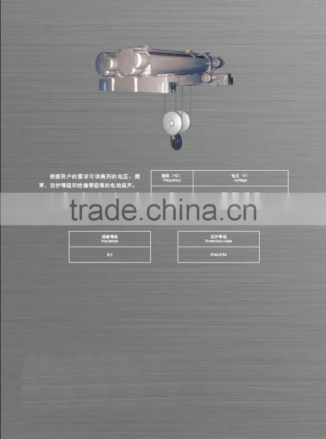 CD MD HCD and HMD MODEL TYPE WIRE-ROPE ELECTRIC HOIST and HOUSE LIFTING EQUIPMENT