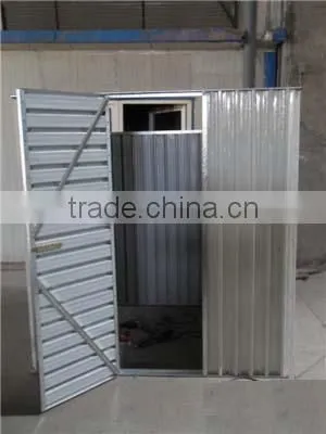 Vertical hinged door shed,DIY shed
