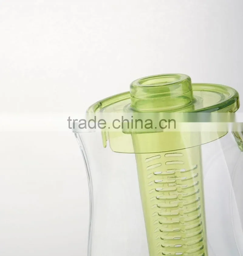Creative heat cold Kettle high bulk acrylic cold water bottles to store fruit Chinese herbs tea Kettle