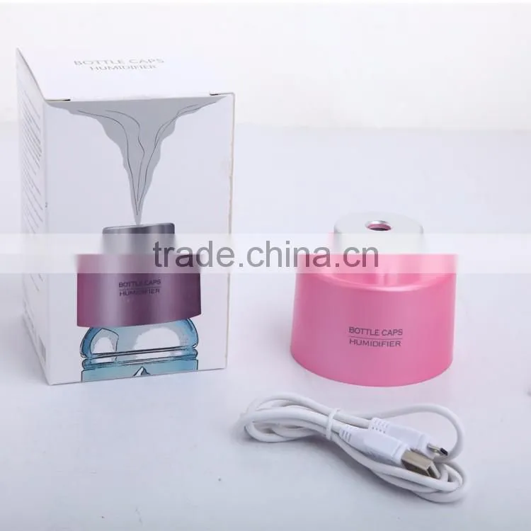 2016 wholesale mini usb portable water bottle cool mist air humidifier