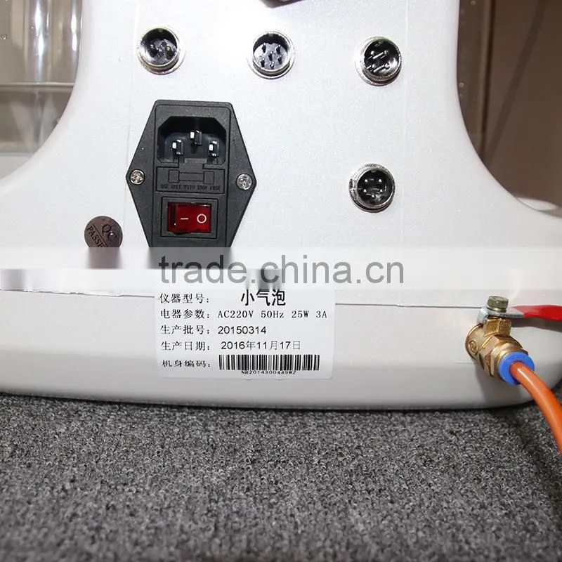 2017 Hot sale mini water peeling dermabrasion/ portable water oxygen jet peel machine
