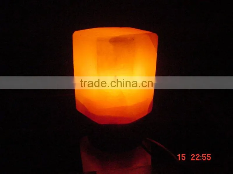 Carved Urn Shaped Pink Himalayan Crystal Rock Salt Lamps