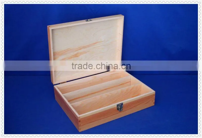 2017 wonderful quality special oval book shape decorative customized unfinished wooden box with lock