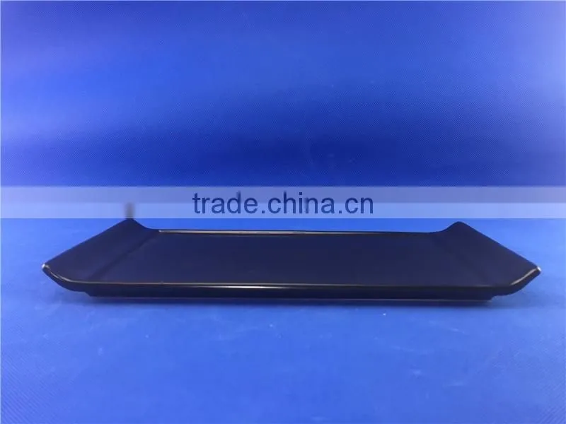 cheap black japanese sushi plate for restaurant hotel
