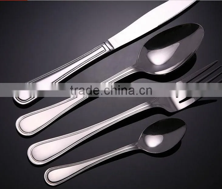 High quanlity mirror polish stainless steel cutlery set