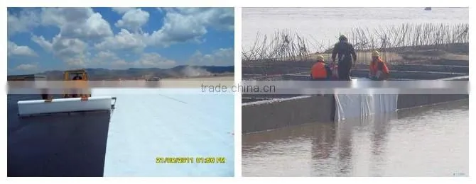 short fiber needle punched nonwoven geotextile(pp/pet)