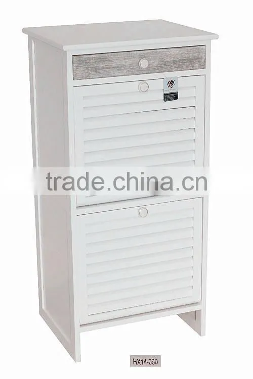 Cabinet Style With Two Tiers Pull Out Door Shoe Shelf,Shoe Rack