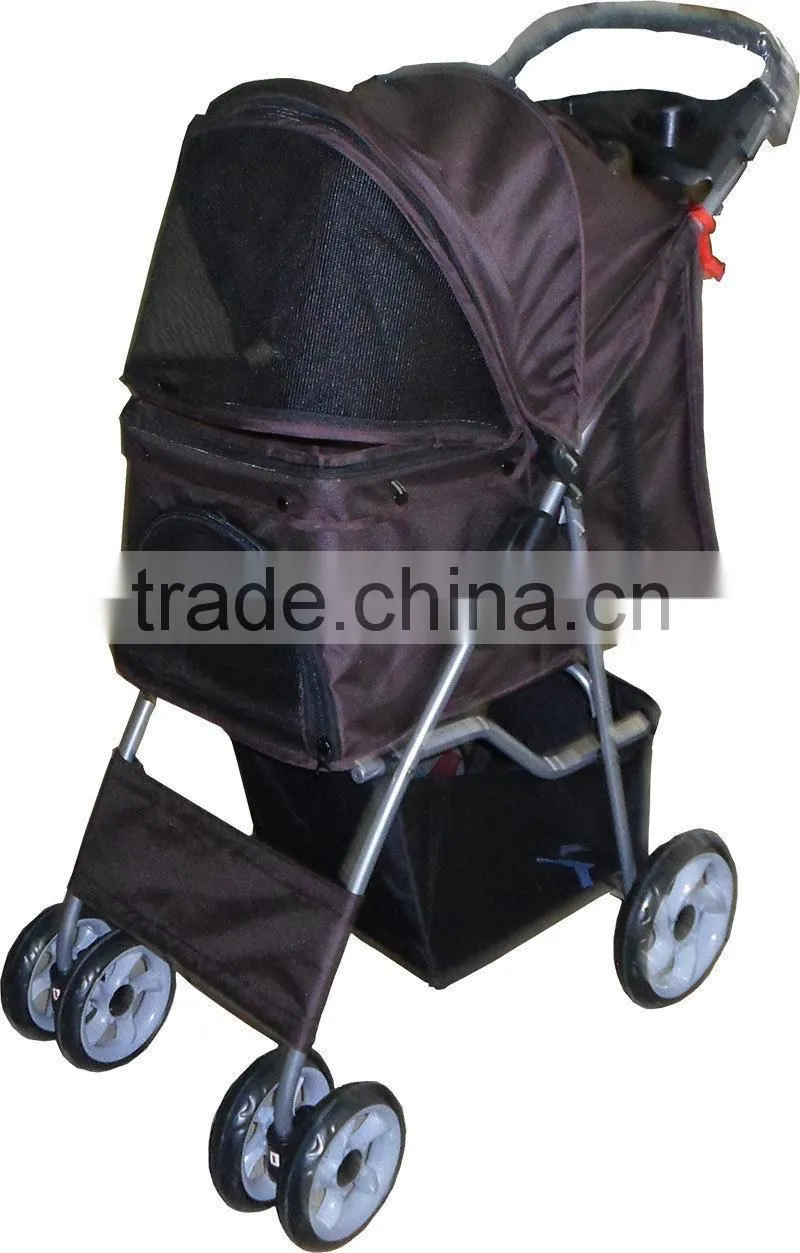 Pet Travel Stroller Pushchair Pram Jogger Buggy Swivel Wheels. H0116
