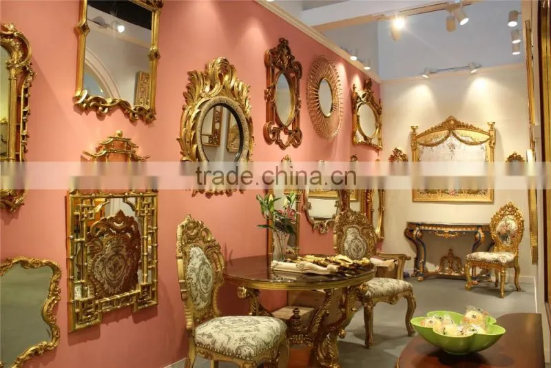 MH-2048-01 Iron round shaped decorative mirror for hotel project