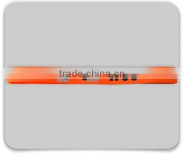 Several colors silk print logo bracelet, hot transfer print band, water transfer print logo wristband