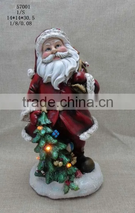 christmas resin santa claus resin christmas ornaments wholesale