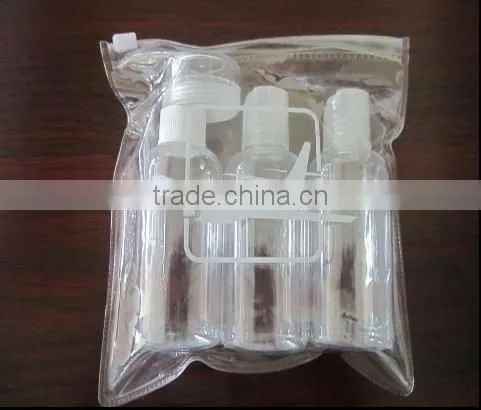 4pcs PET travel bottles set/cosmetic bottle