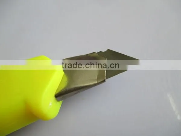 quality safety retracting utility knife with utility blade safety knife